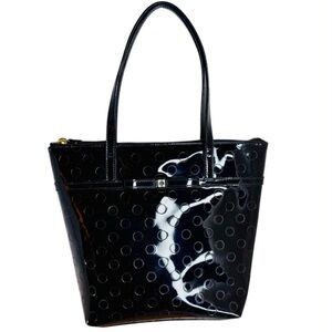 Kate Spade Black Quilted Tote Bag